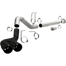 08-17 Ford F-250/F-350/F-450 4.6L/6.7 DPF-Back SS 4in Dual Single Passenger Side Rear Exit Magnaflow